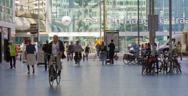 The Hague Central train station. Photo © Holland-Cycling.com