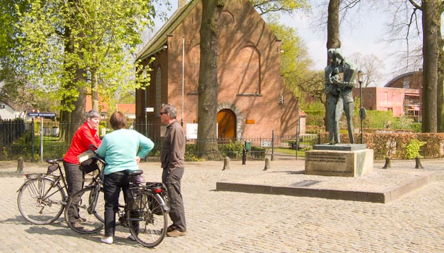 Van Goghplein in Zundert where the artist was born. Photo © Holland-Cycling.com
